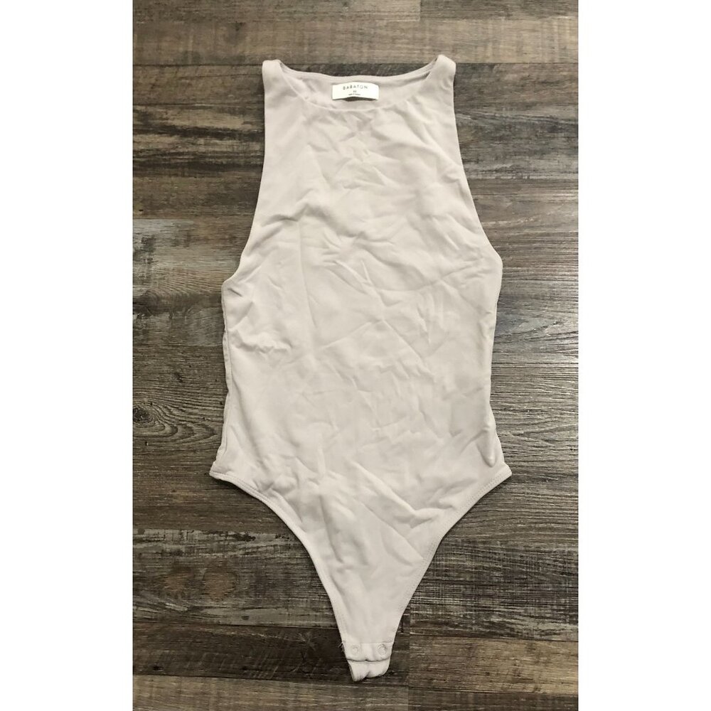 Babaton Womens XS Gray Bodysuit